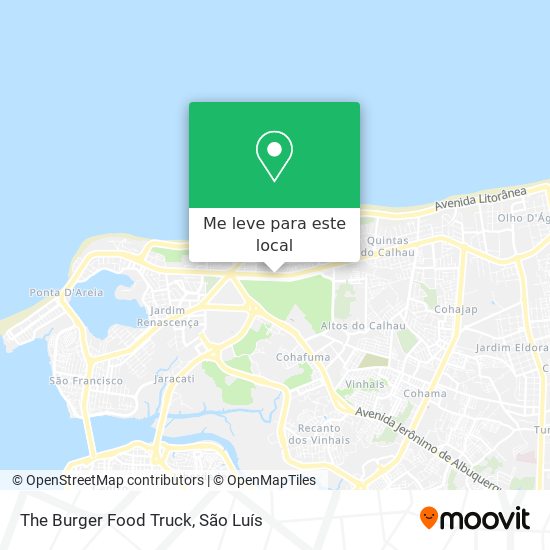 The Burger Food Truck mapa