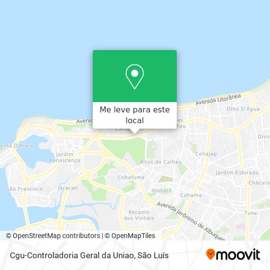 Cgu-Controladoria Geral da Uniao mapa
