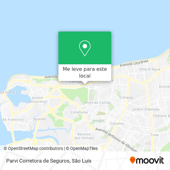 Parvi Corretora de Seguros mapa