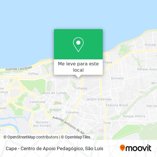 Cape - Centro de Apoio Pedagógico mapa
