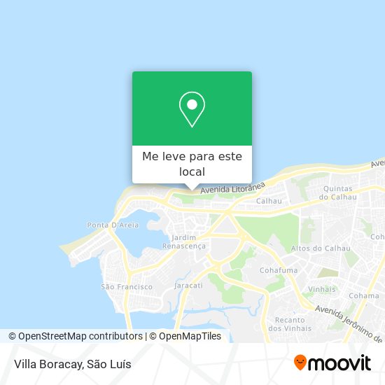 Villa Boracay mapa