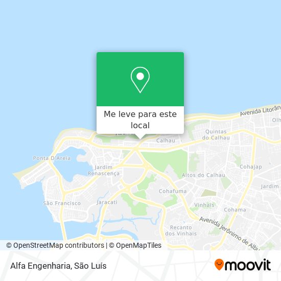 Alfa Engenharia mapa