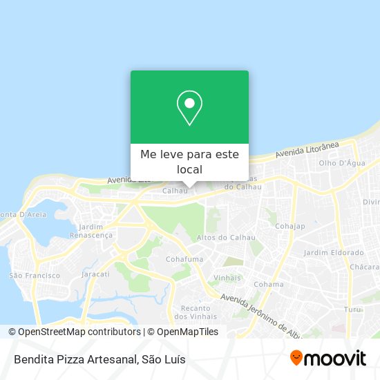 Bendita Pizza Artesanal mapa