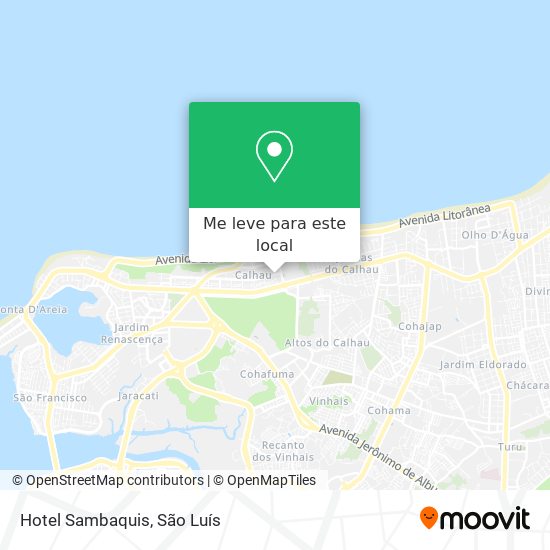 Hotel Sambaquis mapa