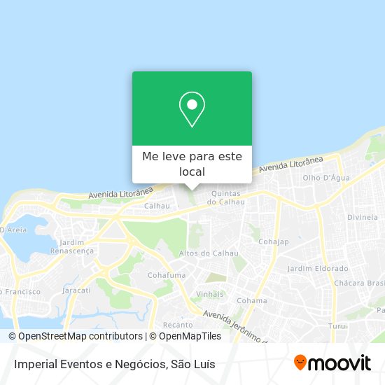 Imperial Eventos e Negócios mapa