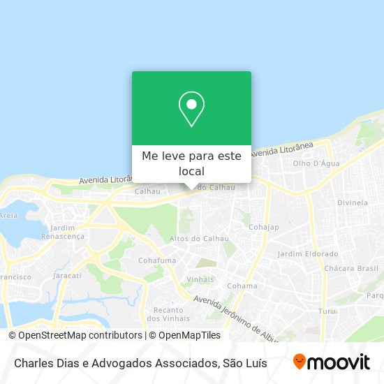 Charles Dias e Advogados Associados mapa