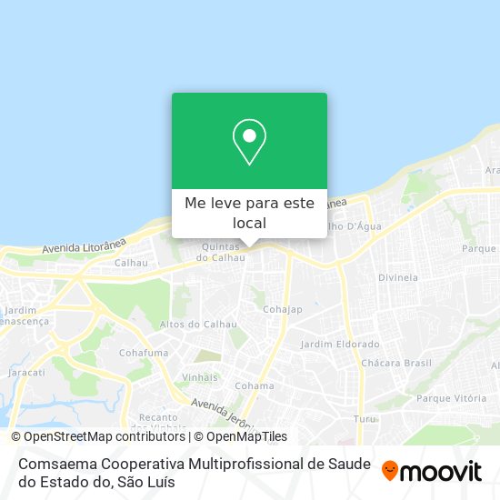 Comsaema Cooperativa Multiprofissional de Saude do Estado do mapa