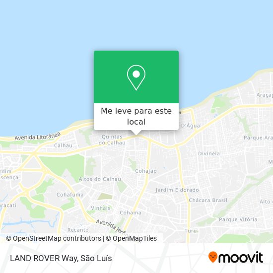LAND ROVER Way mapa