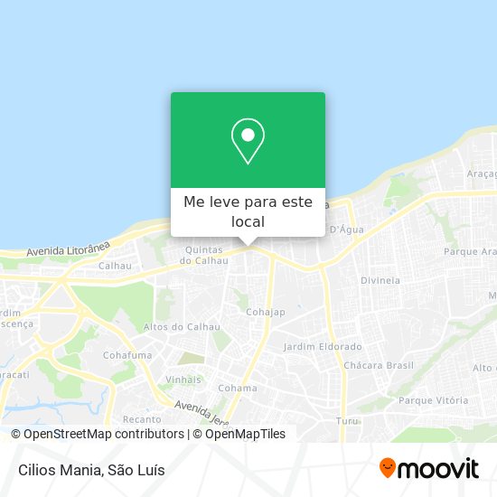 Cilios Mania mapa