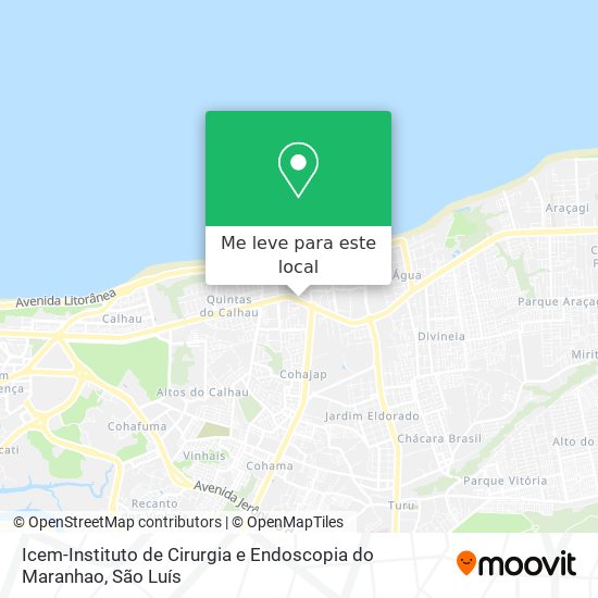 Icem-Instituto de Cirurgia e Endoscopia do Maranhao mapa