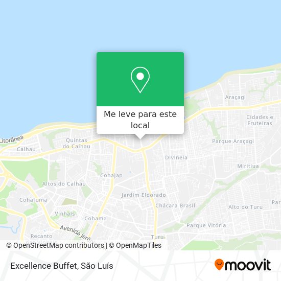 Excellence Buffet mapa