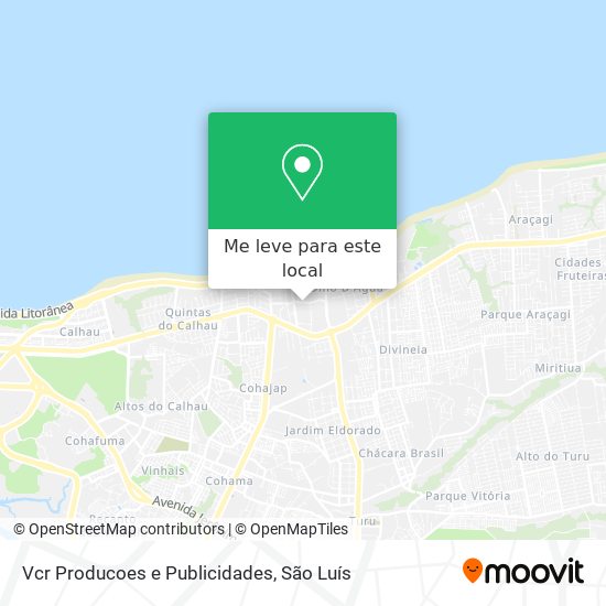 Vcr Producoes e Publicidades mapa