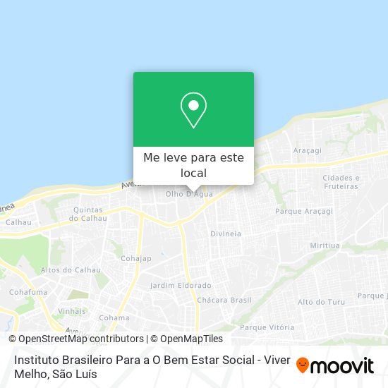 Instituto Brasileiro Para a O Bem Estar Social - Viver Melho mapa
