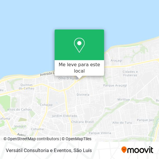 Versátil Consultoria e Eventos mapa