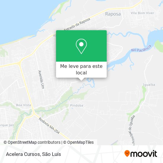 Acelera Cursos mapa
