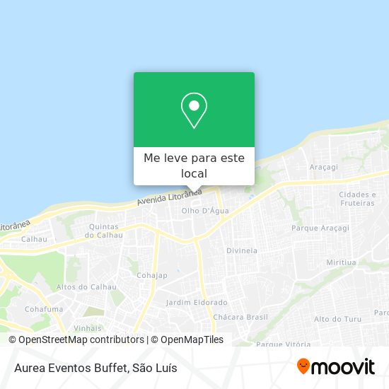 Aurea Eventos Buffet mapa