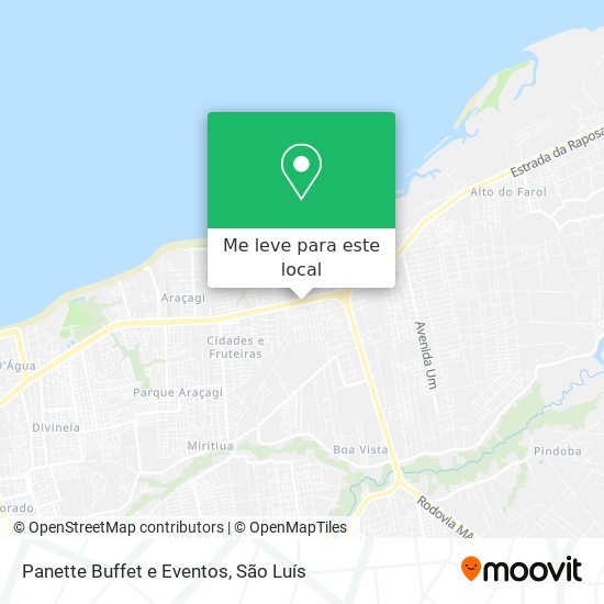Panette Buffet e Eventos mapa
