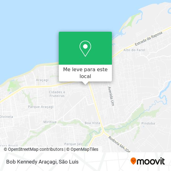 Bob Kennedy Araçagi mapa