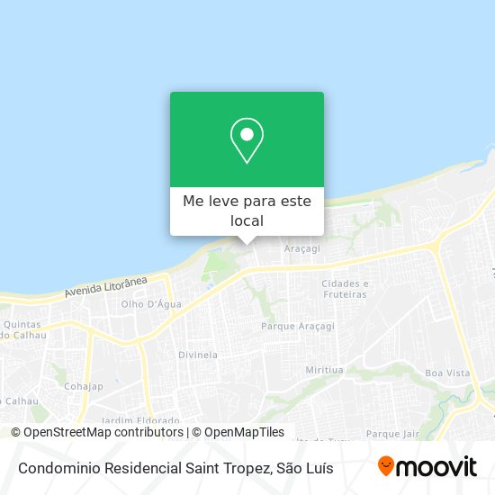 Condominio Residencial Saint Tropez mapa