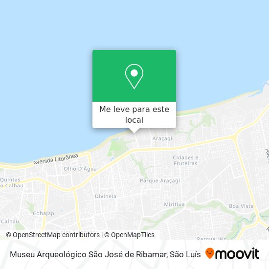 Museu Arqueológico São José de Ribamar mapa