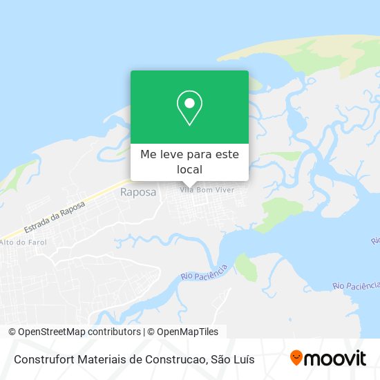 Construfort Materiais de Construcao mapa