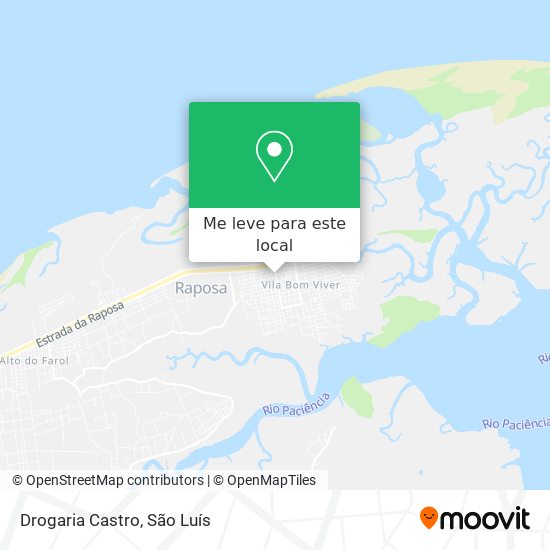 Drogaria Castro mapa