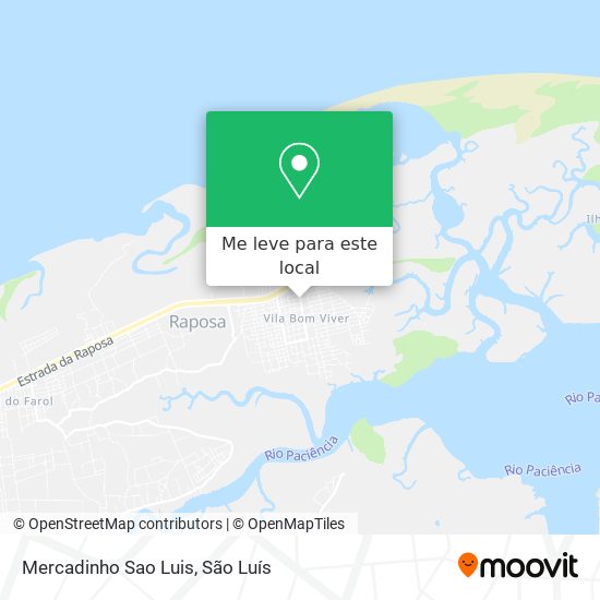 Mercadinho Sao Luis mapa