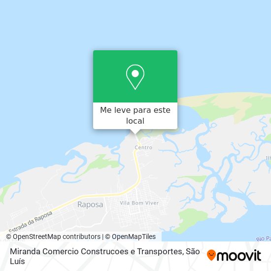 Miranda Comercio Construcoes e Transportes mapa