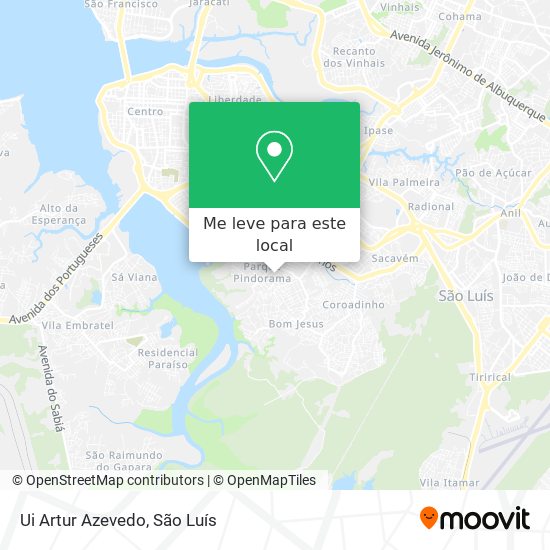 Ui Artur Azevedo mapa