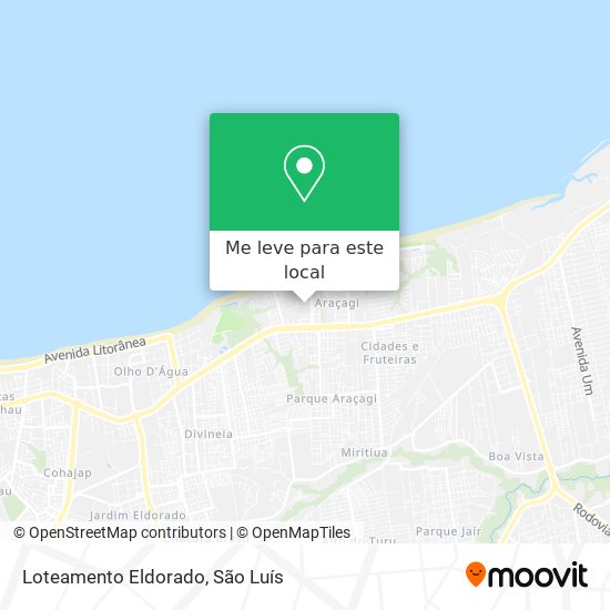 Loteamento Eldorado mapa