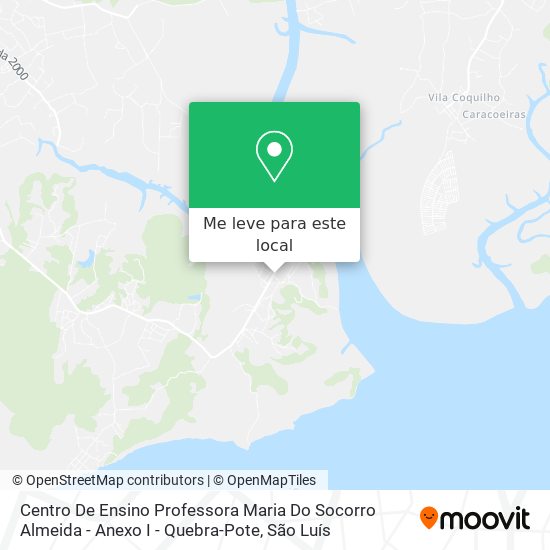 Centro De Ensino Professora Maria Do Socorro Almeida - Anexo I - Quebra-Pote mapa