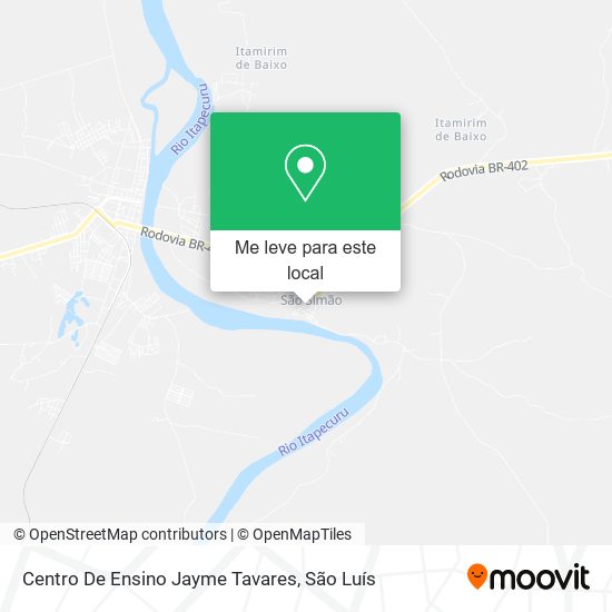 Centro De Ensino Jayme Tavares mapa