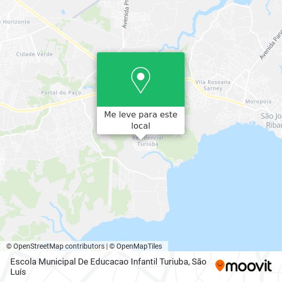 Escola Municipal De Educacao Infantil Turiuba mapa