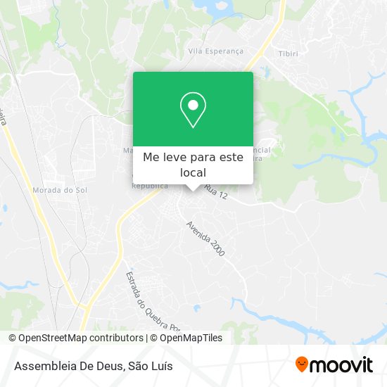 Assembleia De Deus mapa