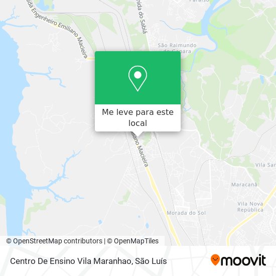 Centro De Ensino Vila Maranhao mapa