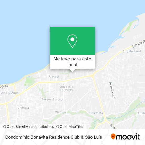 Condomínio Bonavita Residence Club II mapa
