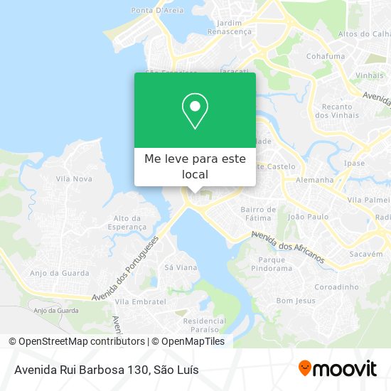 Avenida Rui Barbosa 130 mapa