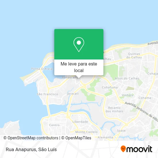 Rua Anapurus mapa