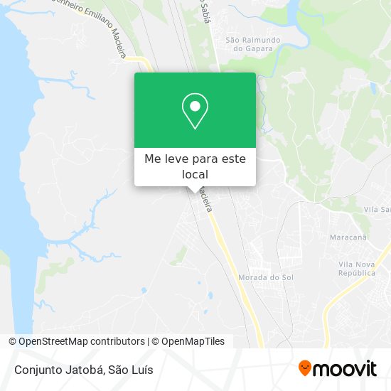 Conjunto Jatobá mapa