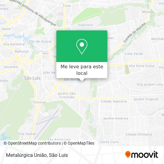 Metalúrgica União mapa