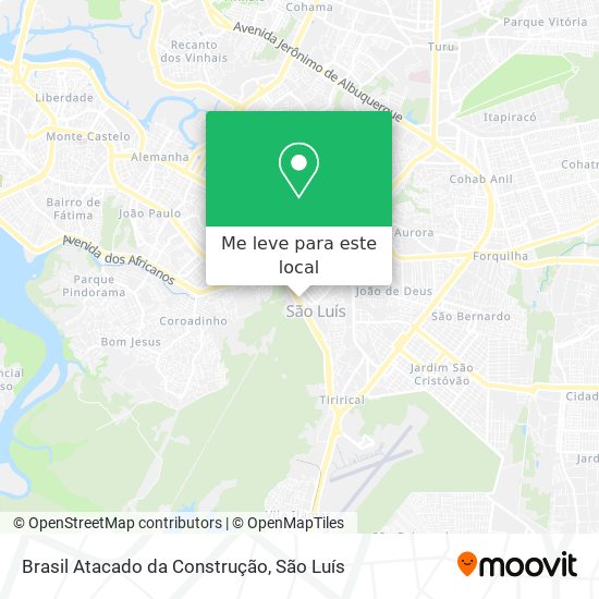 Brasil Atacado da Construção mapa