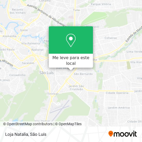 Loja Natalia mapa