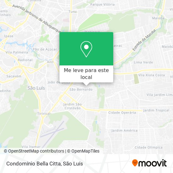Condomínio Bella Citta mapa