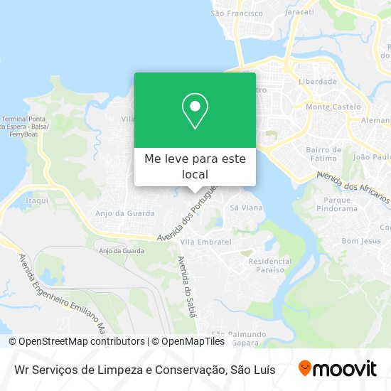 Wr Serviços de Limpeza e Conservação mapa