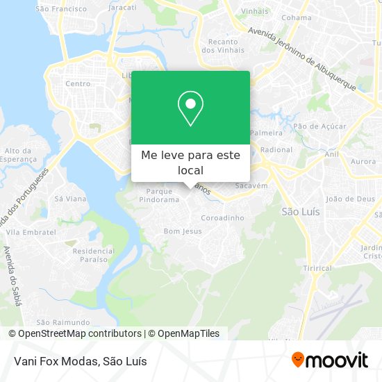 Vani Fox Modas mapa