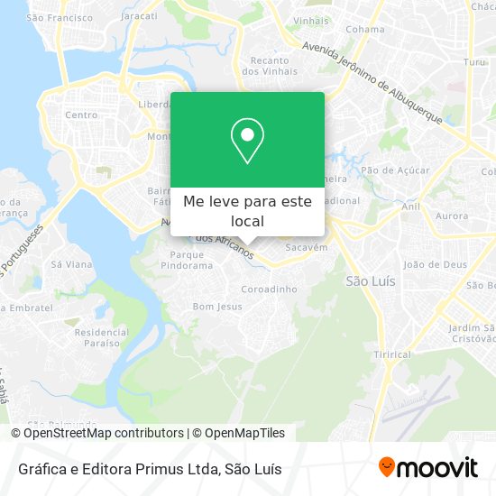 Gráfica e Editora Primus Ltda mapa