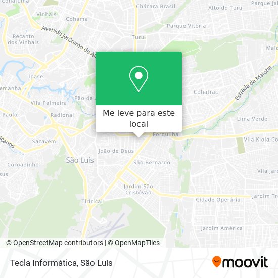 Tecla Informática mapa