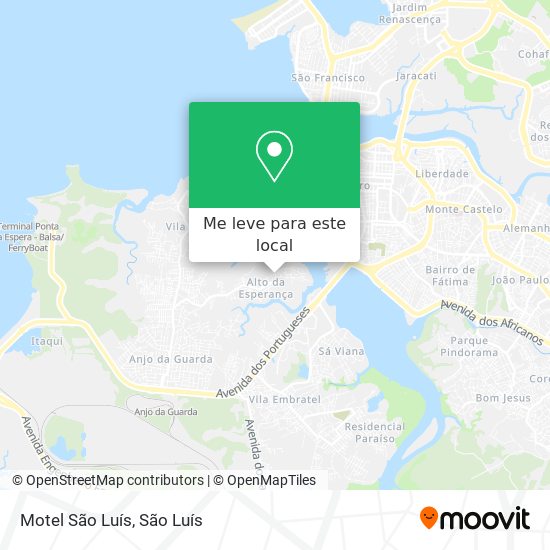 Motel São Luís mapa