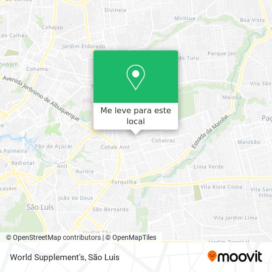 World Supplement's mapa