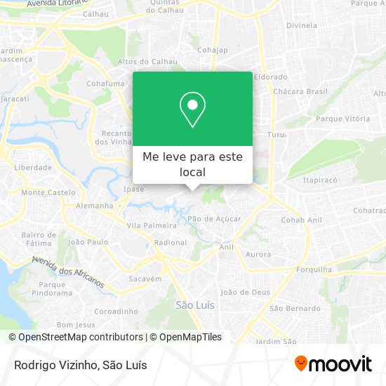 Rodrigo Vizinho mapa